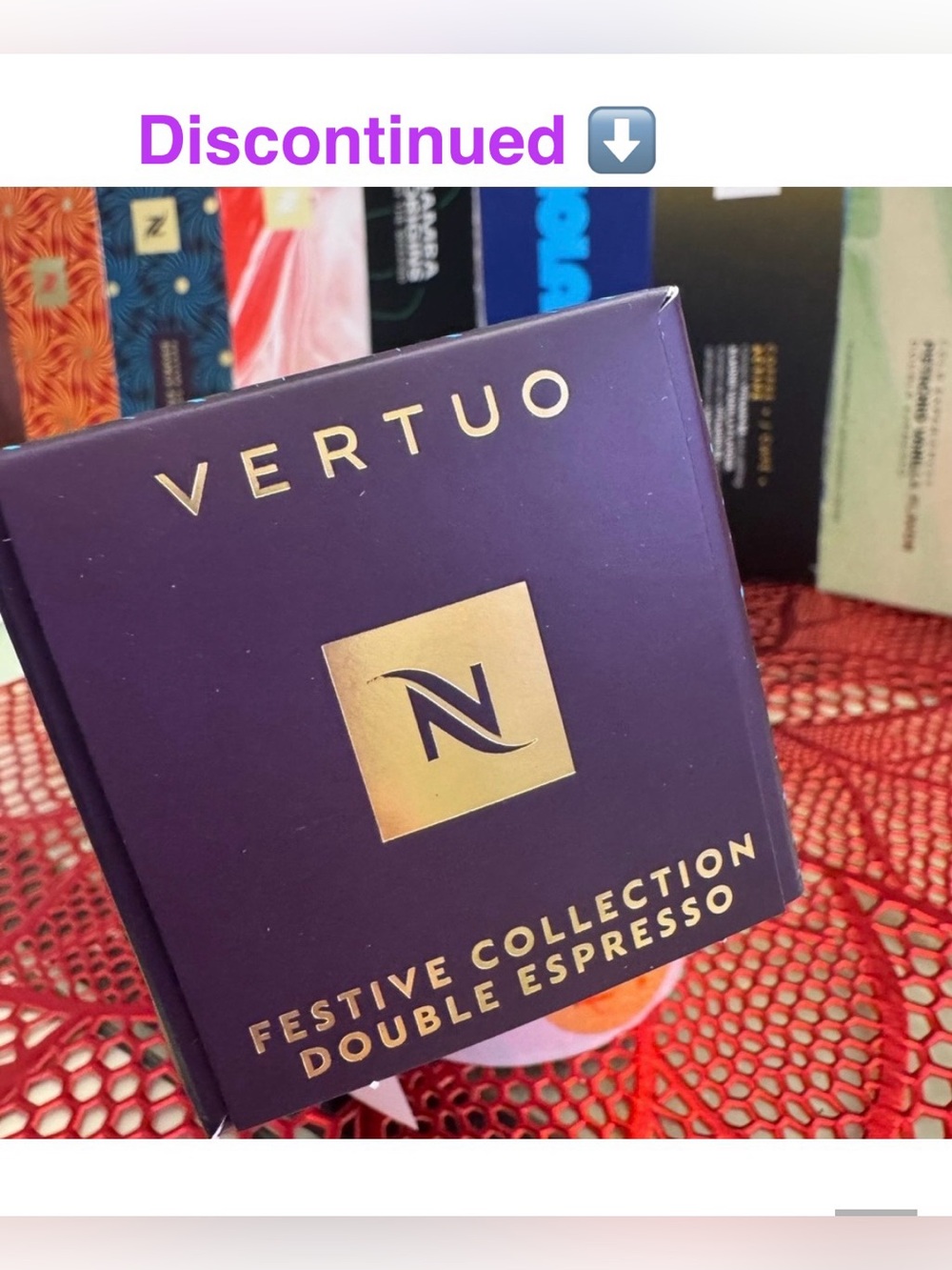 Nespresso Vertuo Festival collection Double Espresso sleeve ☕️ (discontinued )